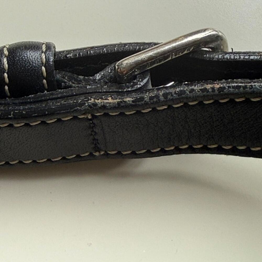 Vintage Black Leather Dooney & Bourke Backpack - Picture 7 of 11